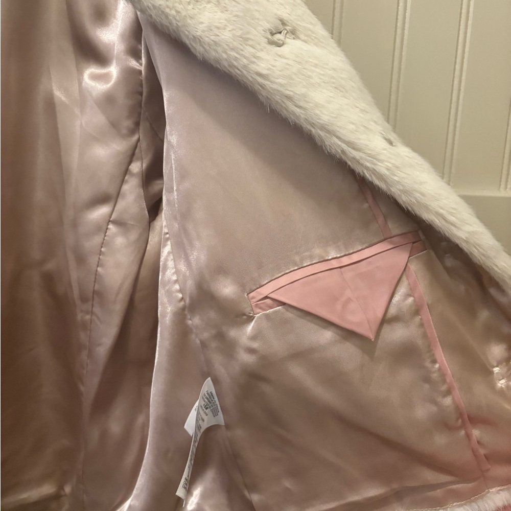 J.Crew Faux Fur Lady Jacket | Natural Cream | Size M | Worn Once 🤍✨ - Picture 5 of 9